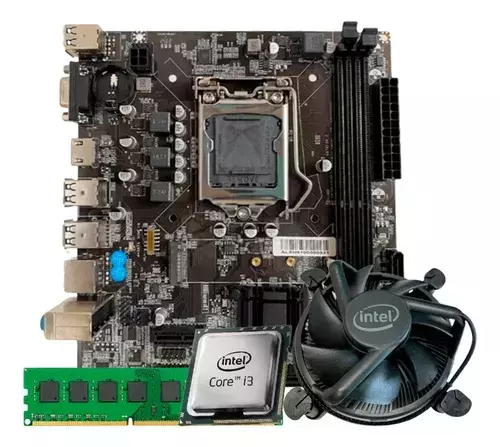 Kit Upgrade I3 3220 + Placa H61 + 8gb Ddr3